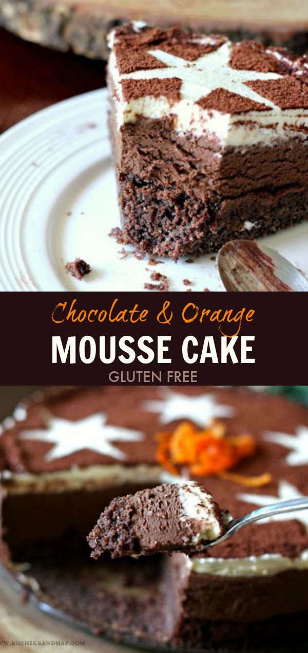 Foxtail Millet, Chocolate & Orange Mousse Cake Gluten Free Recipe