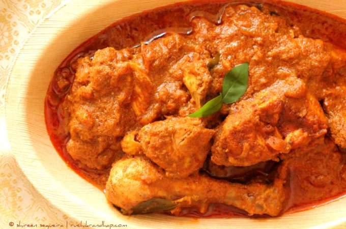 Chicken Peralan ~ Kerala Style Chicken Masala Roast - Ruchik Randhap