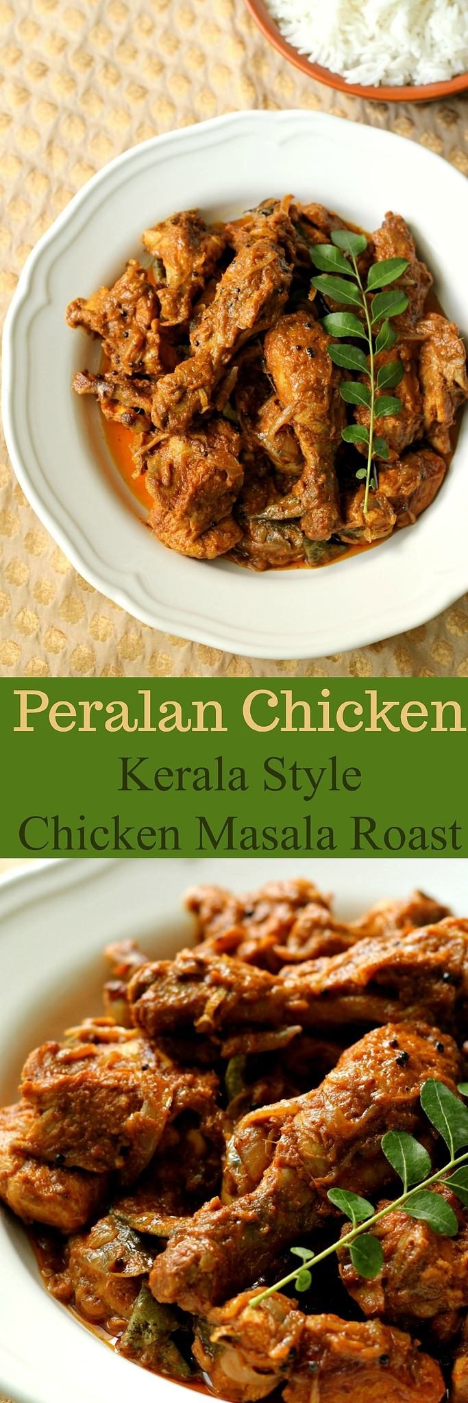 Chicken Peralan ~ Kerala Style Chicken Masala Roast - Ruchik Randhap