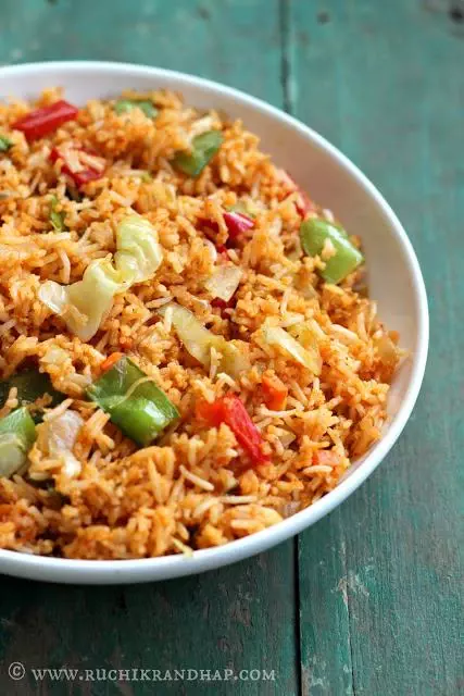 Chilli Garlic Rice - Ruchik Randhap