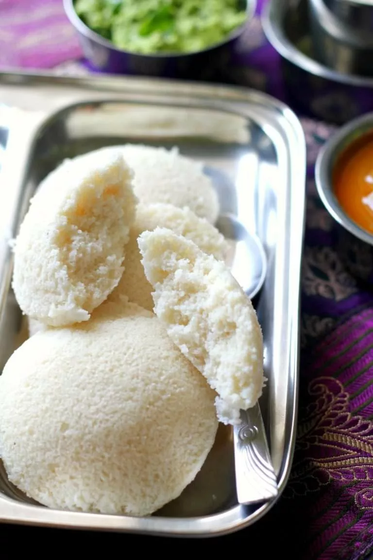 Rava Idli (Using Idli Rava/Rice Rava) - Ruchik Randhap