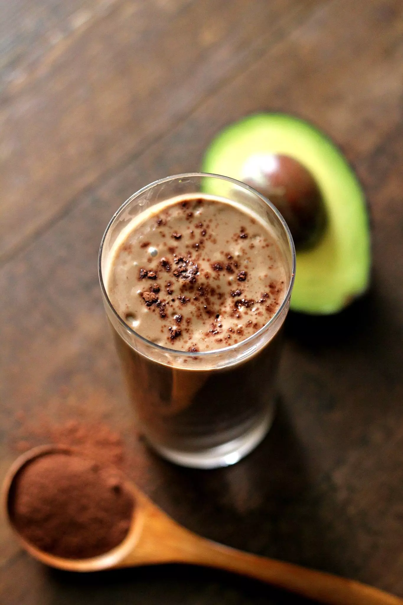 Chocolate & Avocado Smoothie ~ With Vegan Options - Ruchik Randhap