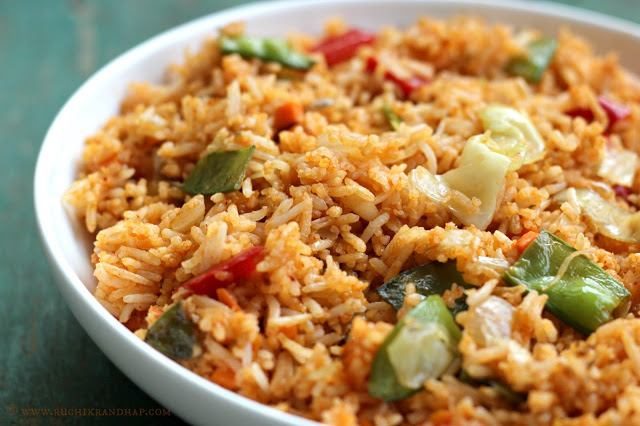 Chilli Garlic Rice | Ruchik Randhap