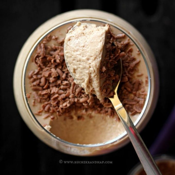 Eggless Mocha Chocolate Mousse Easiest Recipe Ever Ruchik Randhap
